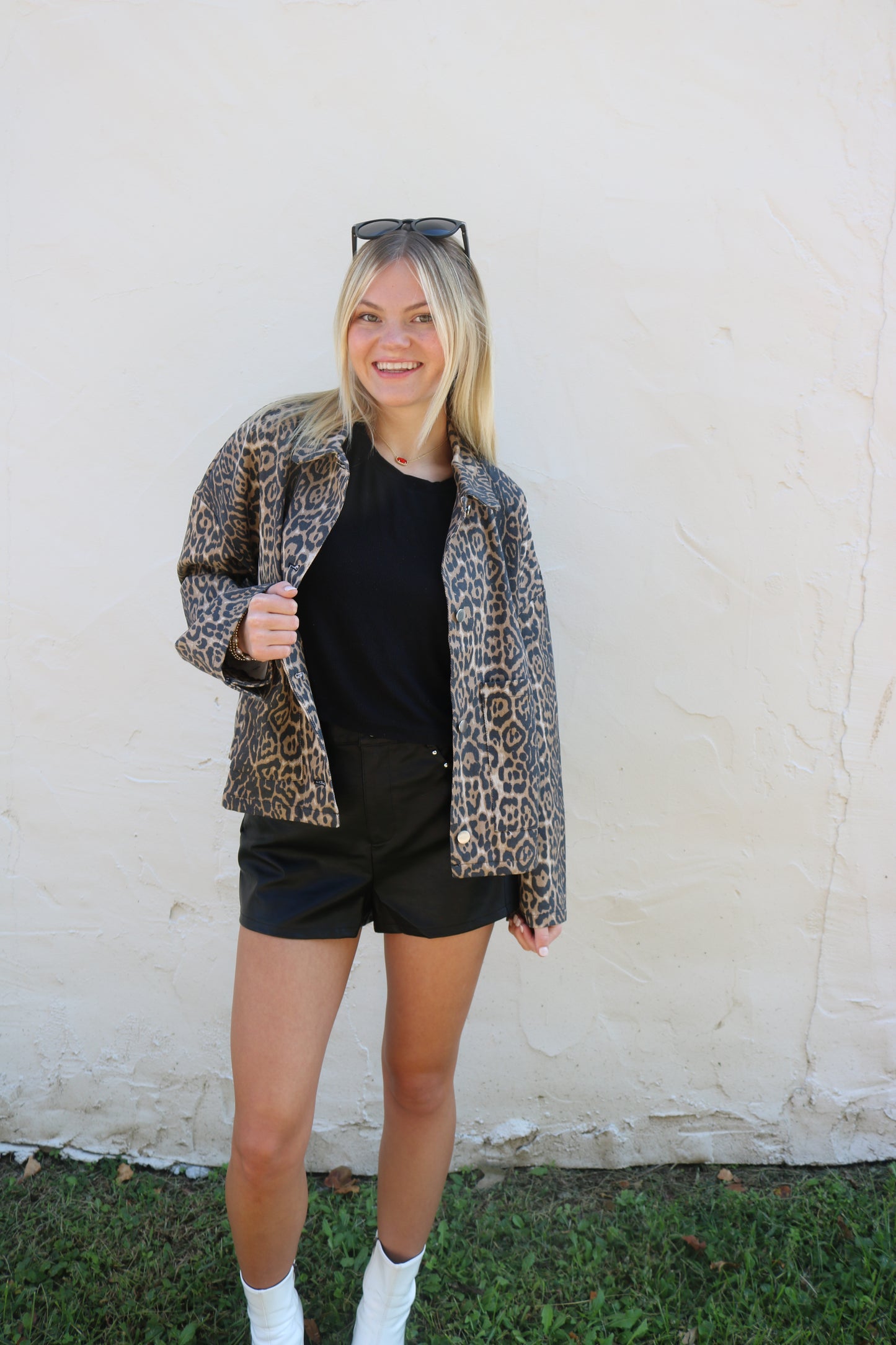 Cheetah Print Oversized Jacket